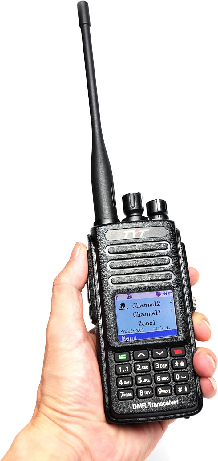 TYT MD-UV390 Digital Dual Band VHF UHF DMR Radio Waterproof Dustproof IP67 Walkie Talkie