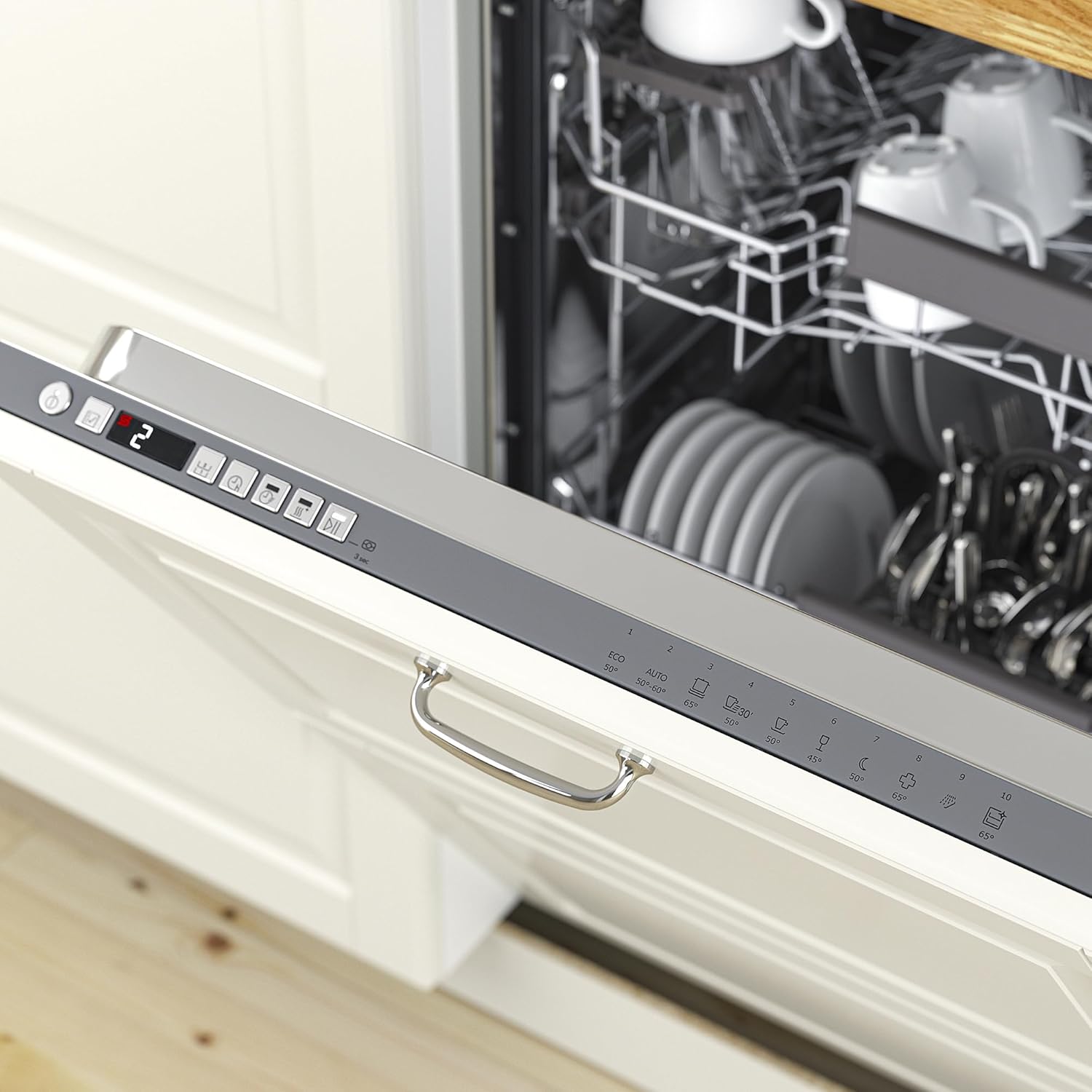 RÅGLANDA Integrated dishwasher, 500, 60 cm