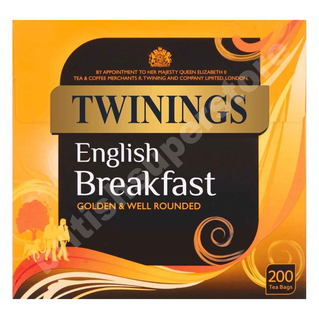 Twinings English Breakfast Tea Bags 500 g (Organic)