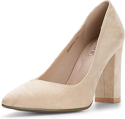 🔥 Elevate Your Style with These Chunky Heel Pumps! 🔥