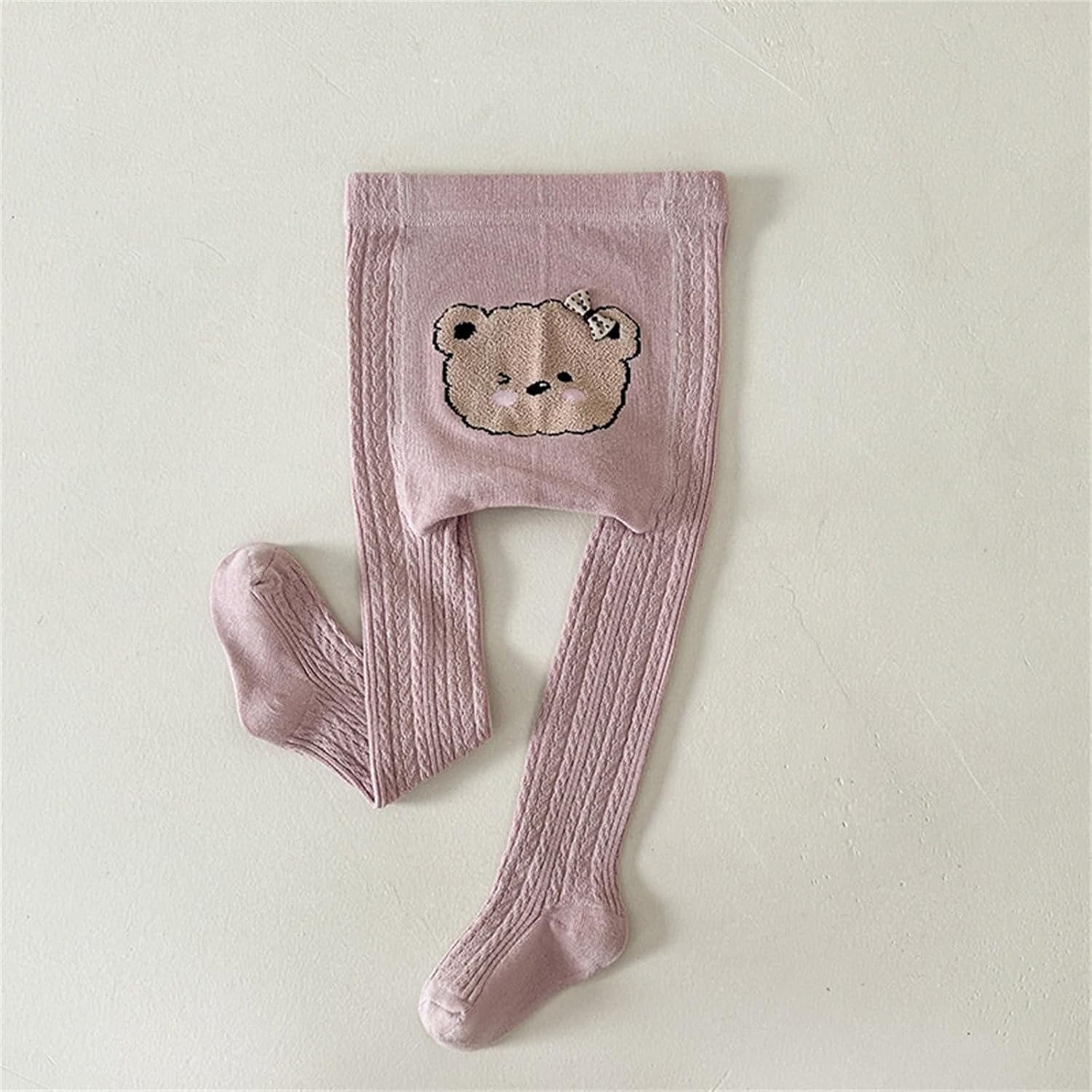 Tights, Cartoon Tights for Kids Soft and Comfortable Combed Cotton Baby Legging Solid Color Infant Girls Pantyhose