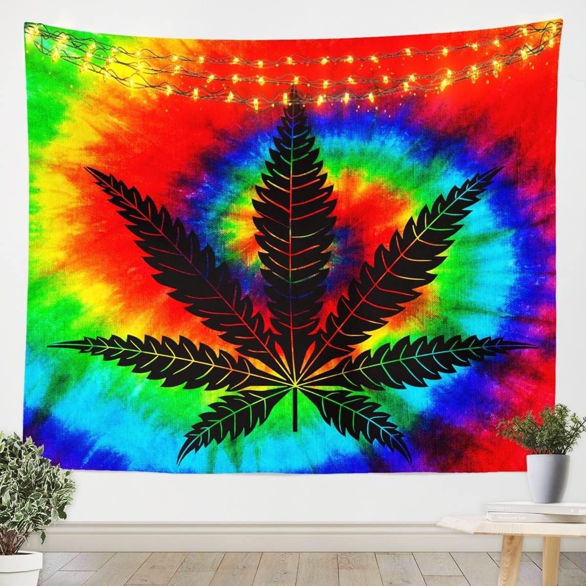 Papier peint mural Feuilles de cannabis