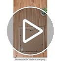 MCS Studio Gallery Classic 16x16 Picture Frame Natural Woodgrain, Vertical & Horizontal Wall Hanging Large Picture Frame for Photos, Posters & Art Prints (1-Pack)
