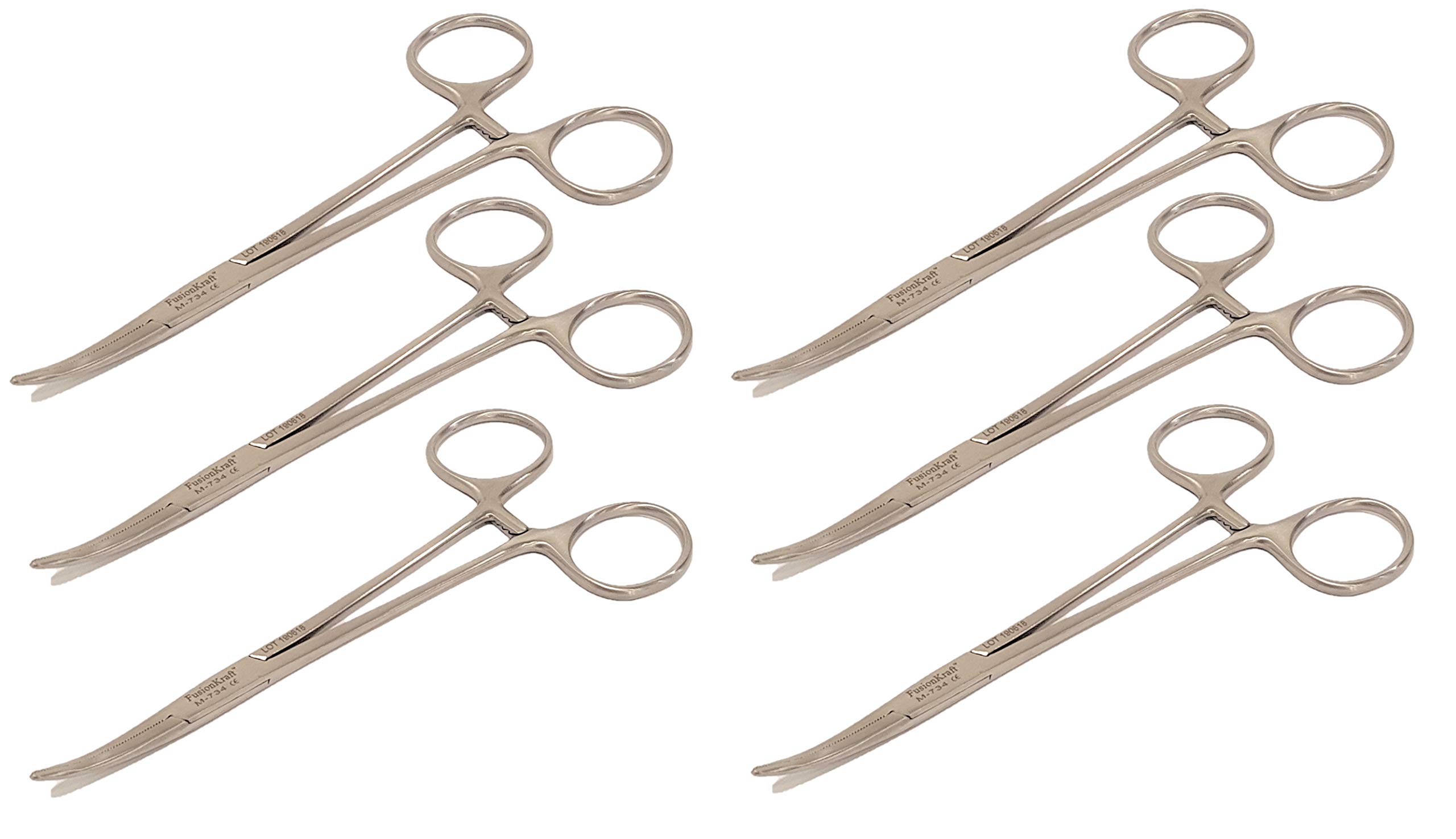 FusionKraft Mosquito (Crile) Artery Forceps, Curved, Serrated Jaws, 6" (Pack of 6) (B08XP9BXLF) Amazon Price History, Amazon Price Tracker
