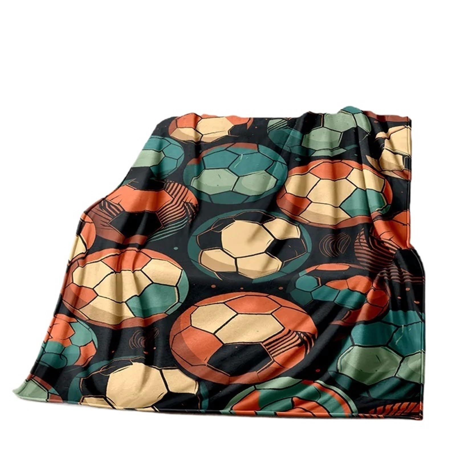 WSQHAO Football Field Soccer Sport Soft Blanket, Throw For Home Bedroom Bed Sofa Travel for Bed Couch(Color4)