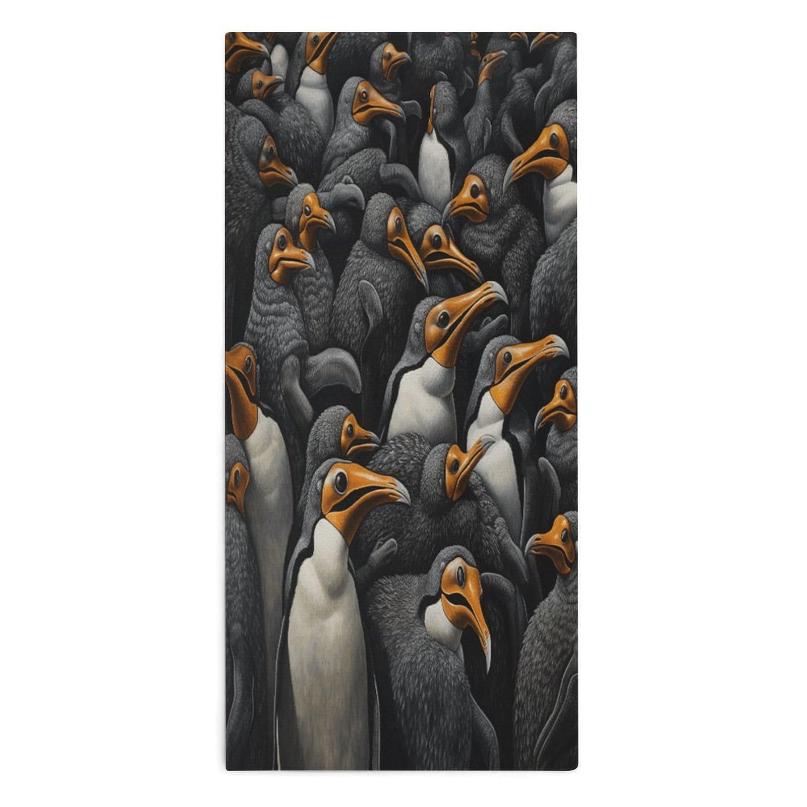 Btcowzrv Style A Group Of Penguins Bath Towel Beach Towels Shower Towel
