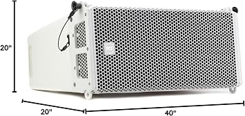 RCF HDL 6-A-W Active LINE Array Module 1400W Speaker Two Powerful 6 -White-