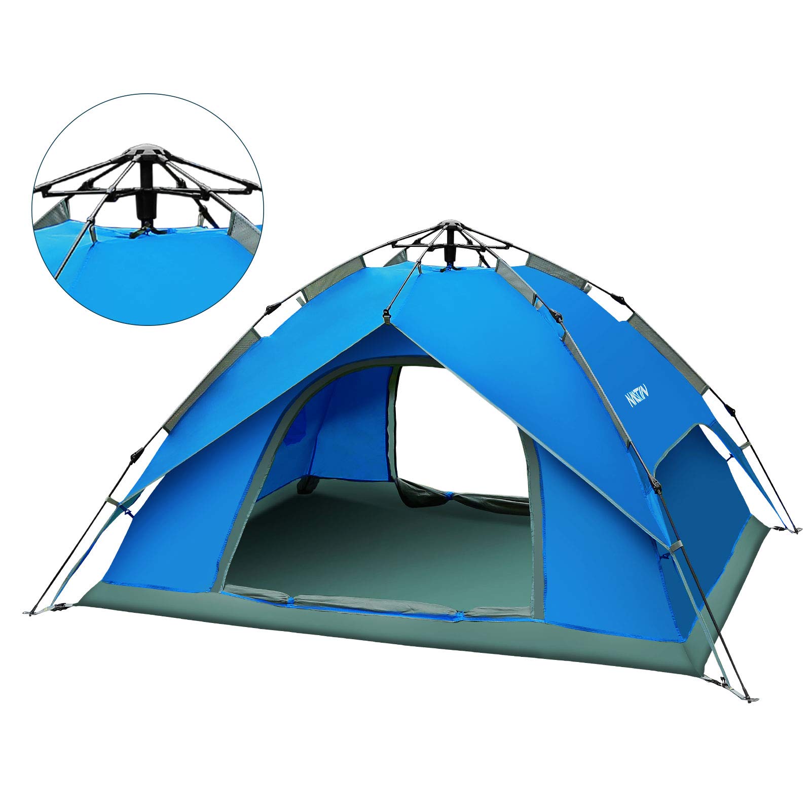 Amazon | NACATIN テント ワンタッチテント 4－6人用 キャンプテント