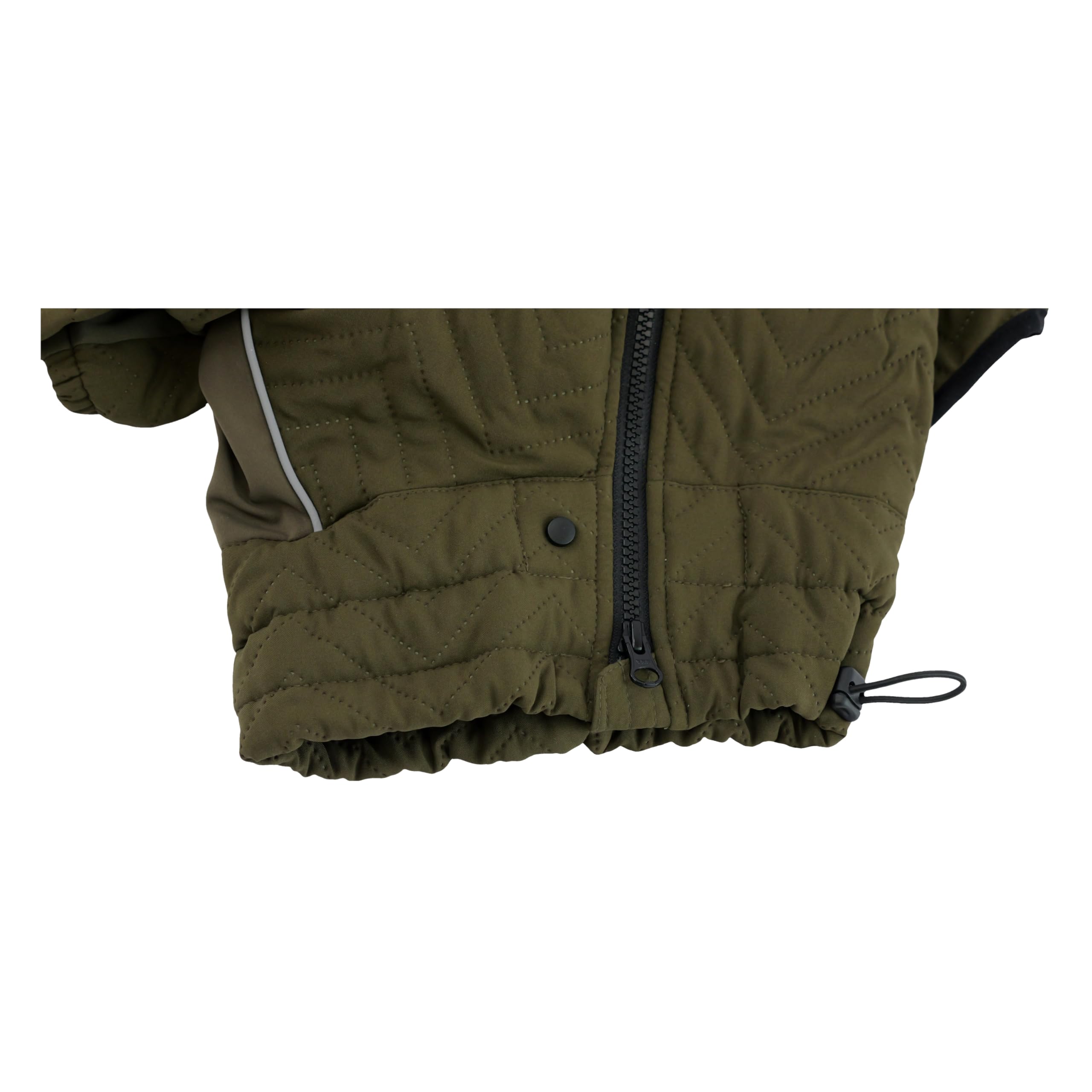 Warmer Hundemantel, doppellagige Hundeweste, Vier Beine bedeckt, Winddicht, wasserdicht, reflektierende warme Hundeweste, Outdoor-Schlittschuhkostüm für kleine, mittlere und große Hunde. Olive 5XL
