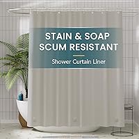 Vista 19 de Titanker 3G forro de PEVA para cortina de regadera, 72 x 78 pulgadas, forro plástico transparente, ligero e impermeable para cortina, para baño