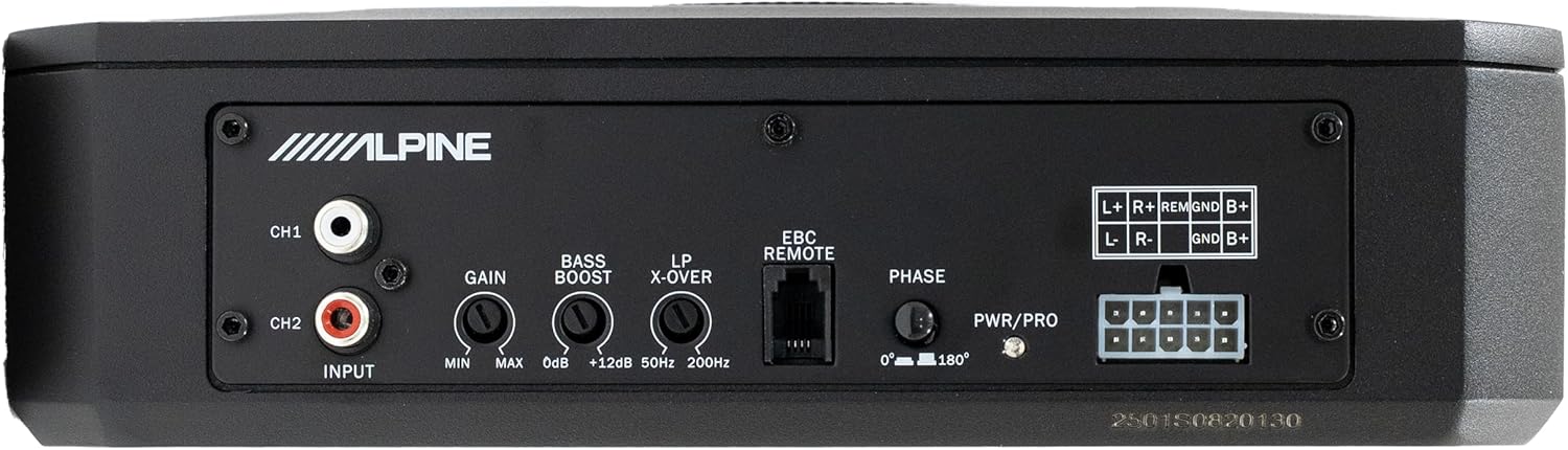 Alpine PWE-S800 8" Compact Powered Subwoofer Enclosure