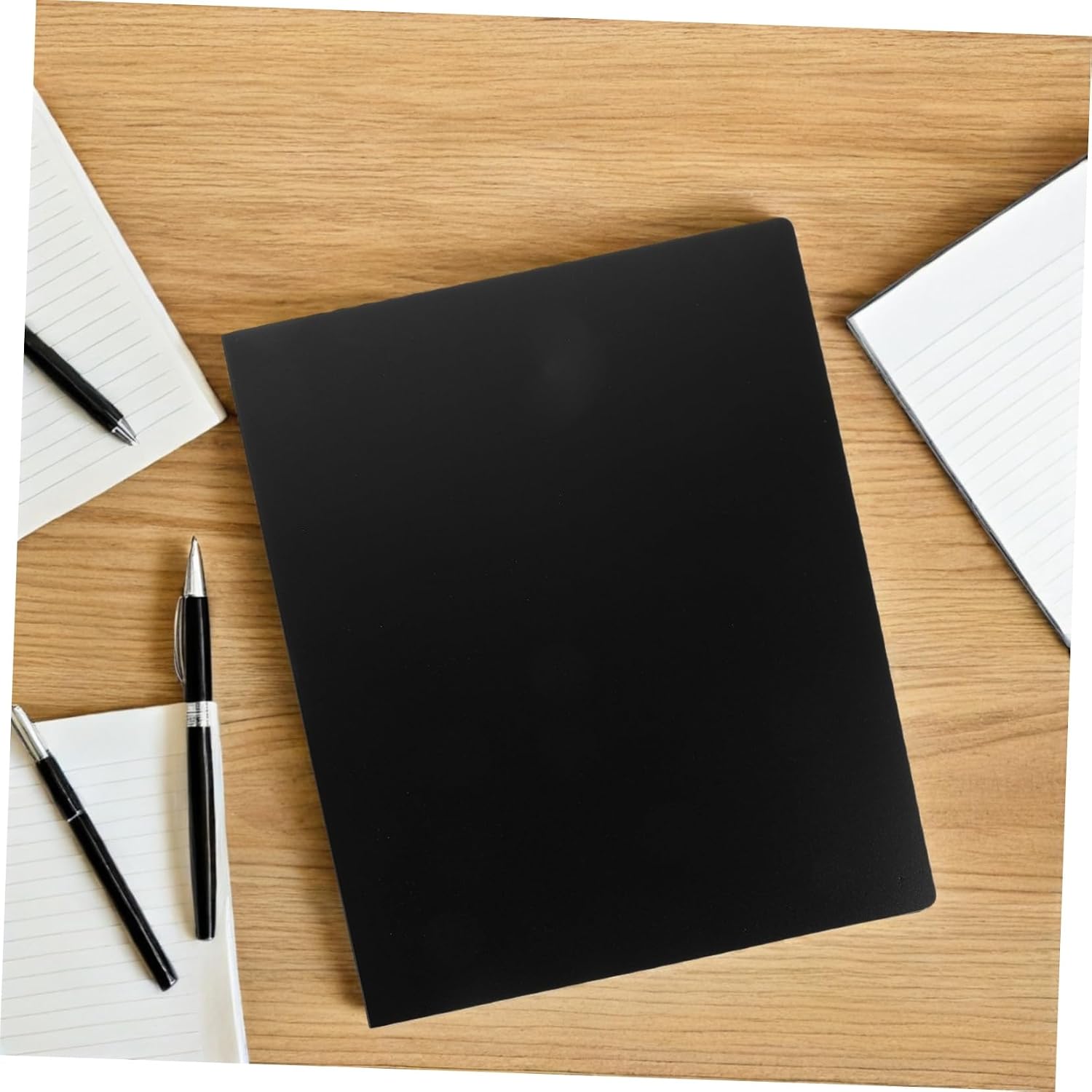 Abaodam Music Score Folder Page Binder with Clear Sleeves for Piano Guitar and Drums Refillable Design for Organizing Sheet Music Durable Protection Against Damage