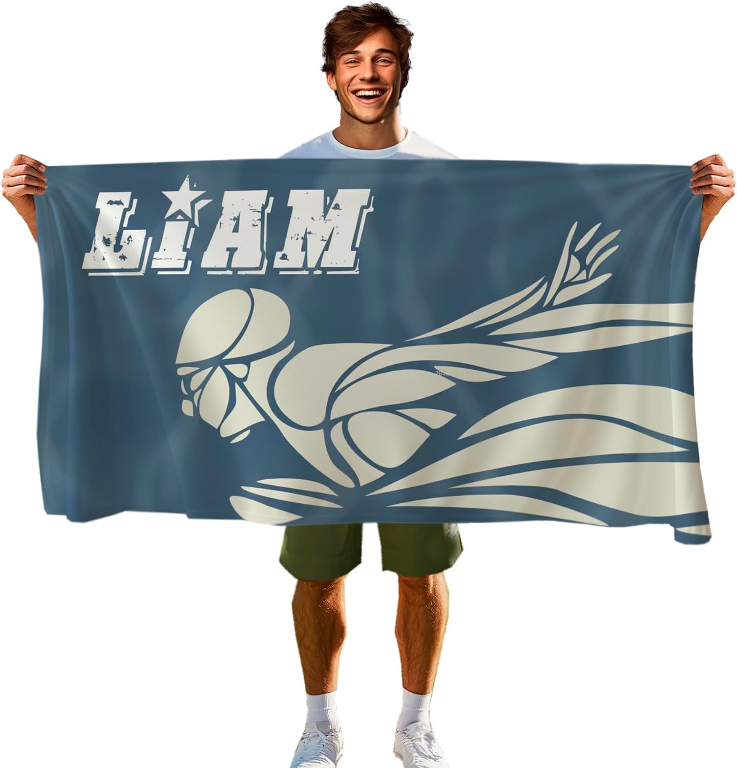Custom Swim Team Microfiber Towel