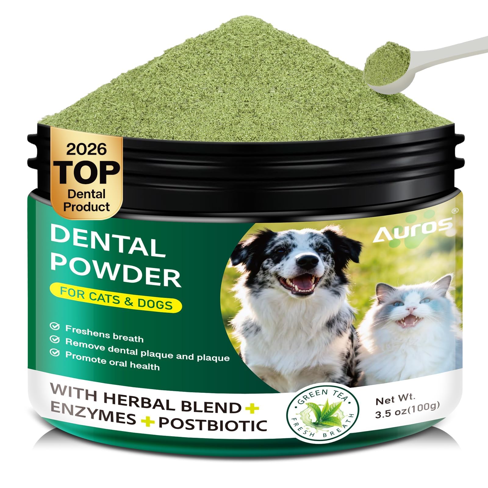 AUROS Dog Dental Powder for Teeth Cleaning — expert review