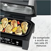 Vista 8 de Parrilla de interior Ninja DG551 Foodi Smart XL 6 en 1 con freír al aire, asar, hornear, rostizar y deshidratar, termómetro inteligente Foodi Smart