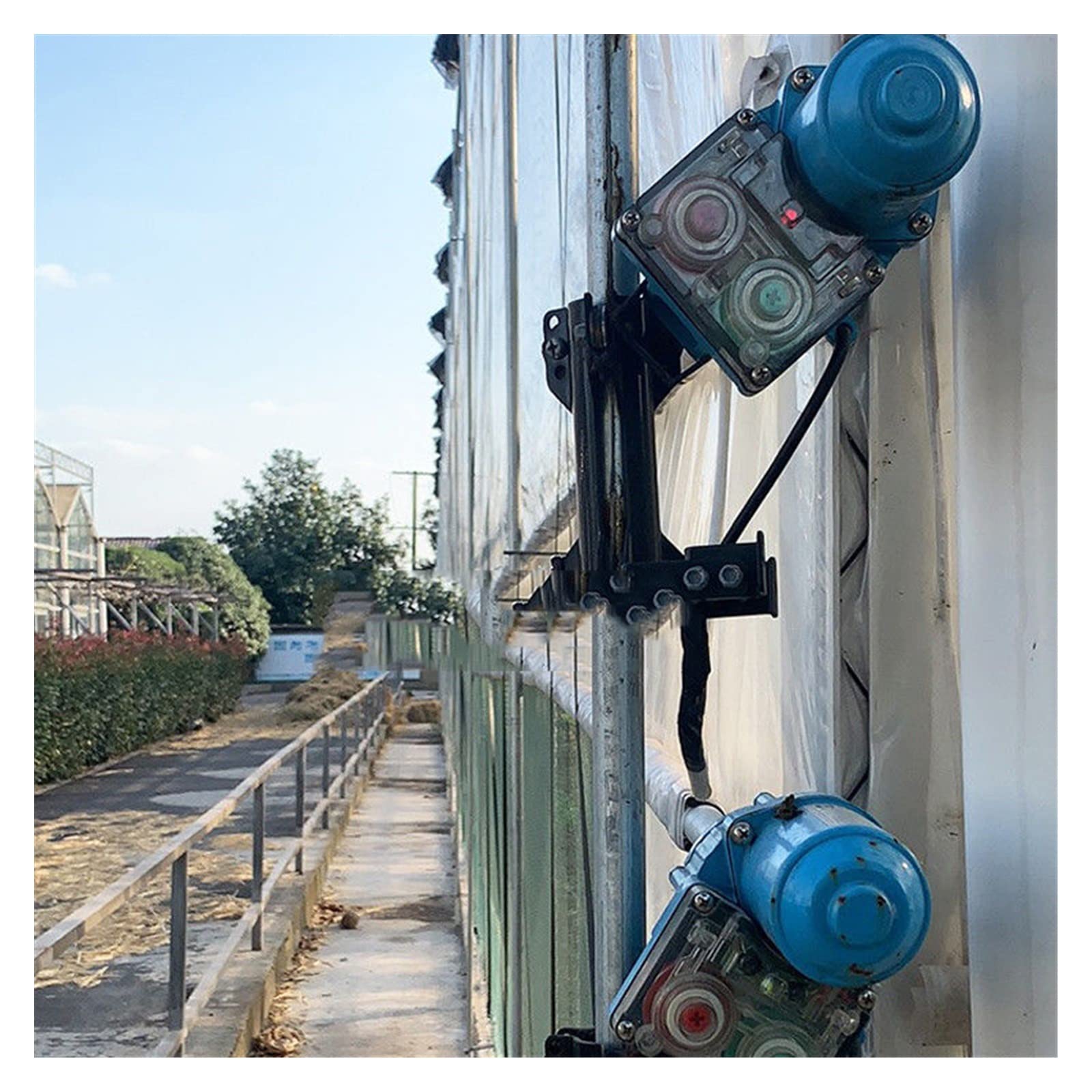 Zrolowany silnik elektryczny o mocy 100 W, rolowana folia z tworzywa sztucznego do szklarni, elektryczna maszyna do folii wiatrowej, zasłony wentylacyjne Dc24V(Single motor)