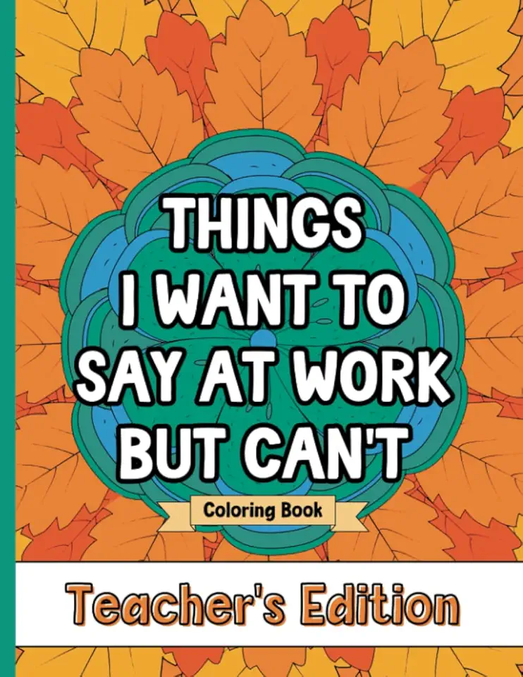 Rolig färgläggningsbok för lärare