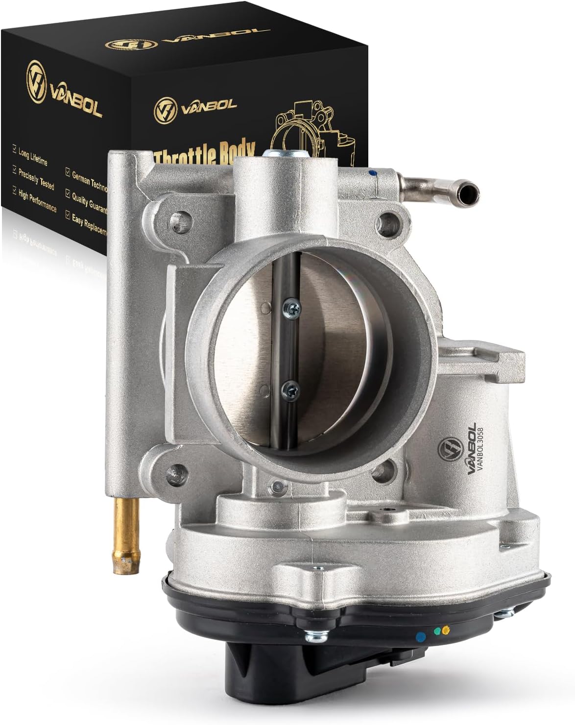 Electronic Throttle Body Assembly Compatible with Mazda 6 2003 2004 2005 2006 2007 2008, V6 3.0L, Replace 674211, AJ5713640A, AJ5713640B, AJ5713640C, AJ5713640D, AJTT13640A