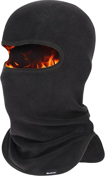 GXCROR Balaclava Ski Mask Fleece Balaclava Face Mask for Men Women Winter for Cycling Motorcycle,Snowboarding and Skiing