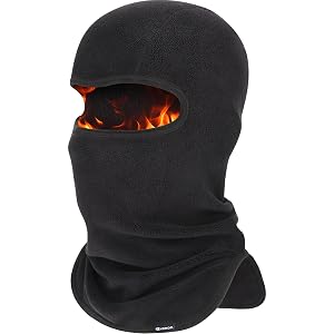 GXCROR Balaclava Ski Mask Fleece Balaclava Face Mask for Men Women Winter for Cycling Motorcycle Snowboarding and Skiing