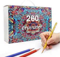 Lapis De Cor Desenho Profissional Caixa Com 260 Cores Óleo
