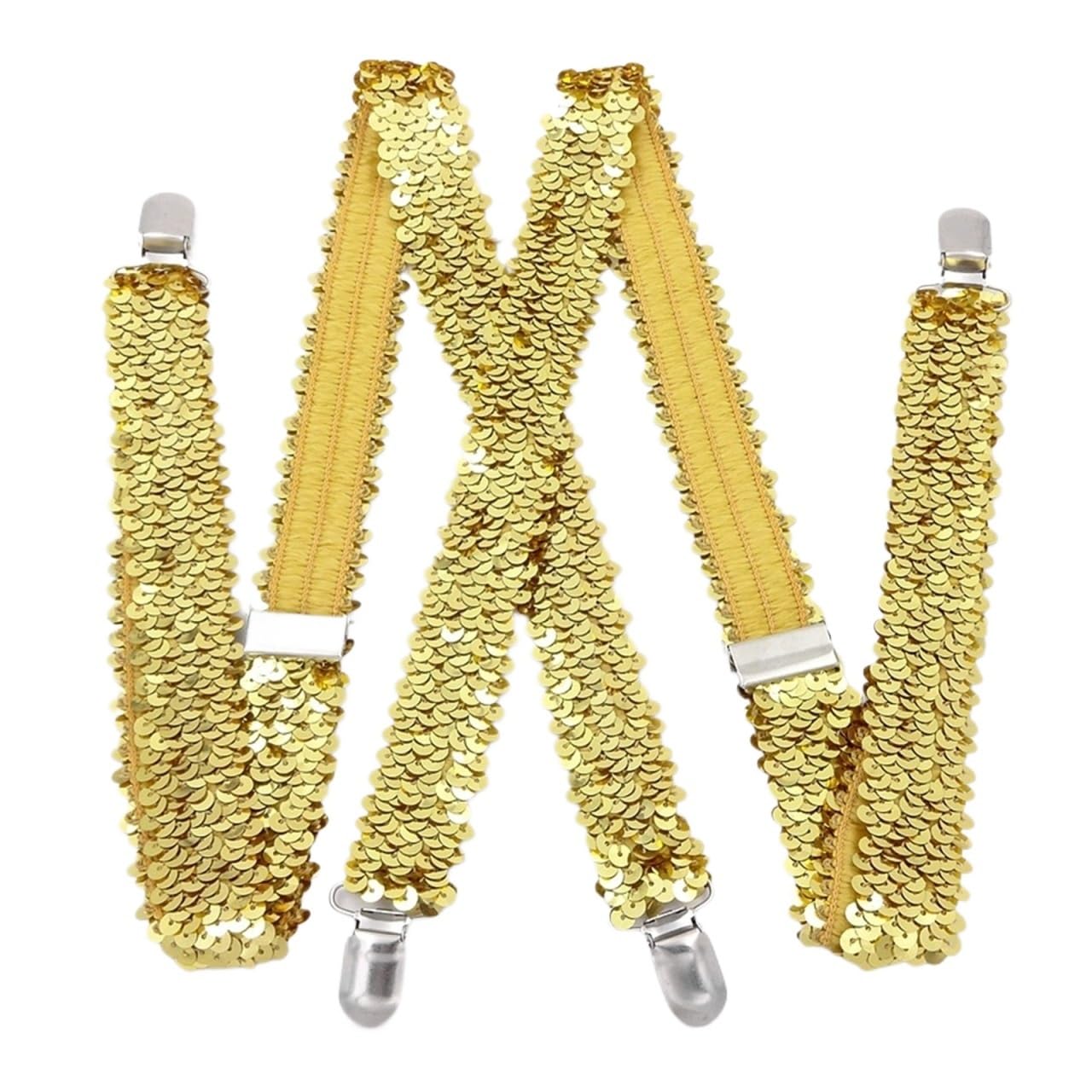 Clip de sangle à paillettes argento pour sublimer vos tenues de bureau
