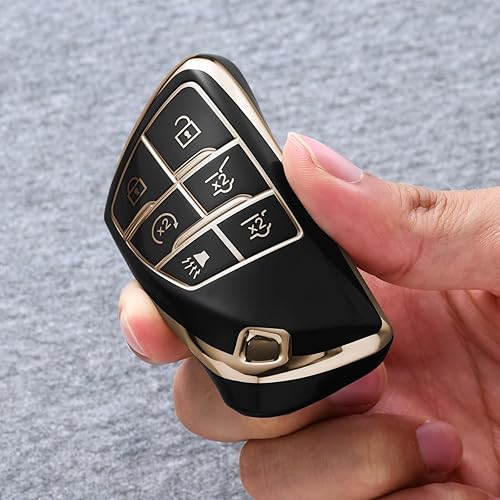 Miniatura 2 de ELOHEI Funda para llavero Chevy, funda de TPU suave de alta calidad compatible con Chevrolet Suburban Tahoe GMC Yukon 2021 2022 2023