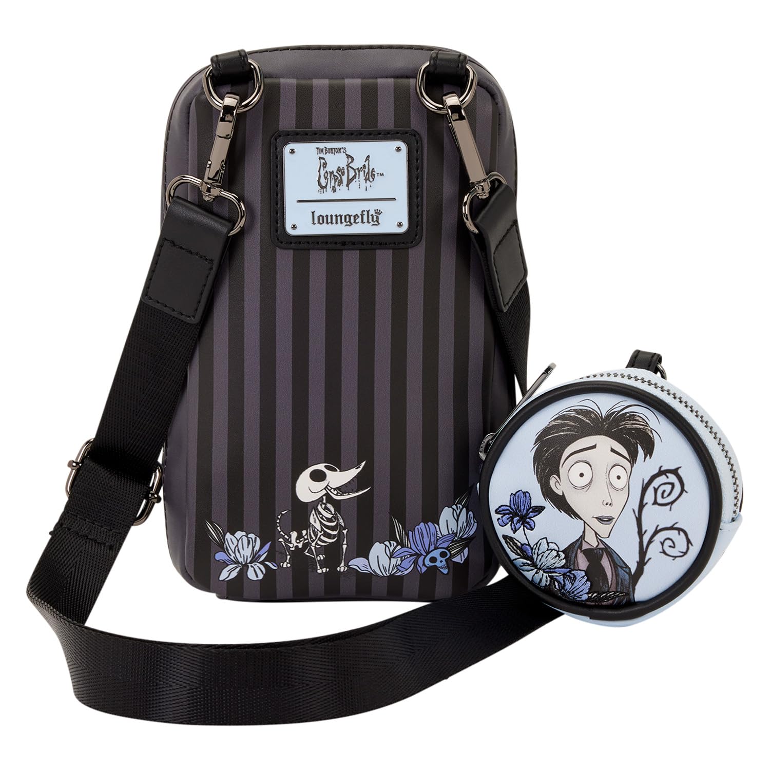 Amazon.com: Loungefly Warner Bros Corpse Bride Crossbody Sling Bag