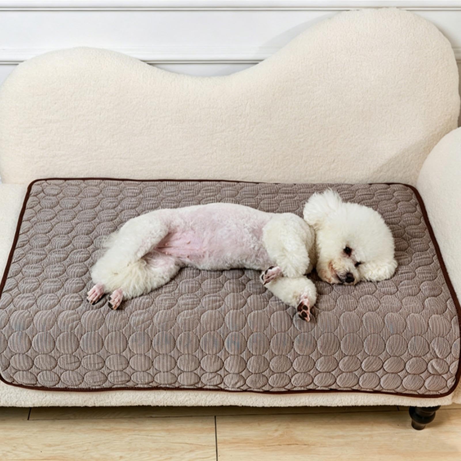 Tappetino Rinfrescante per Cani Lavabile Traspirante Portatile Seta | Materassino Rinfrescante Per Cani Da Interno su Divano Auto Canile, Razze Piccole Medie Grandi