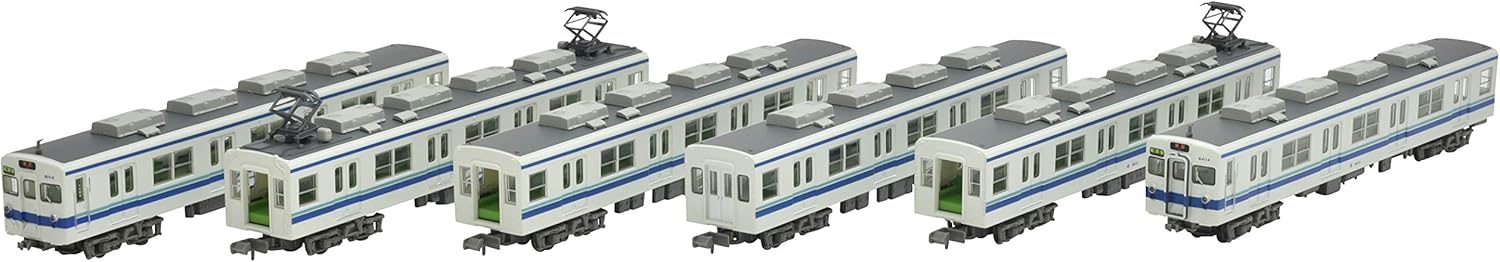 Railway Collection, Tobu Railway 8000 Series, 81114, Set of 6, Diorama Supplies (Manufacturer's First Edition, Limited Production)
