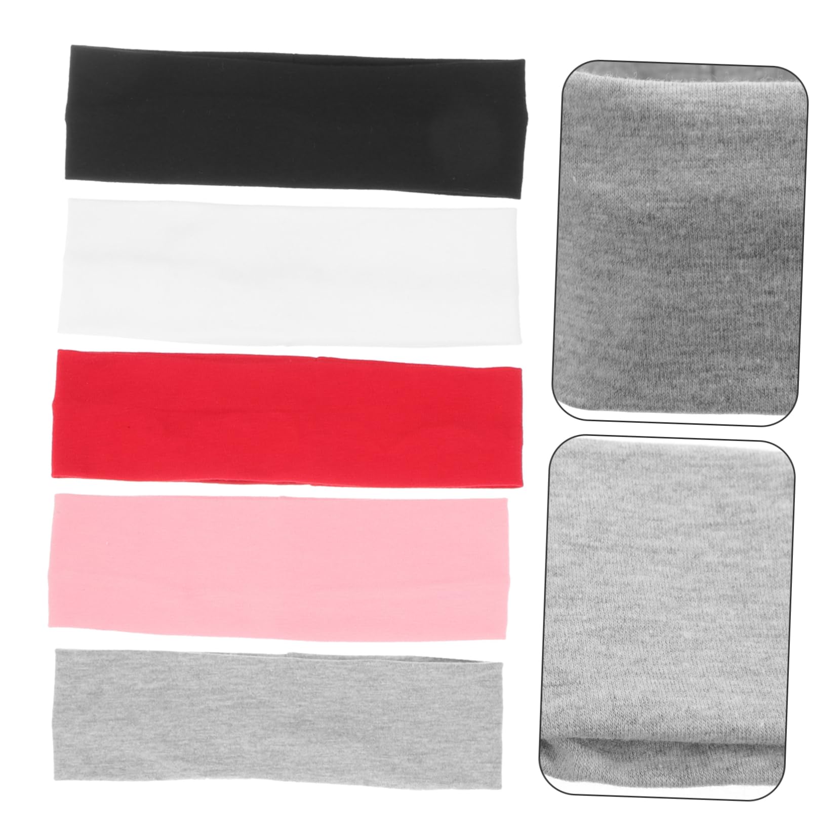 20stücke Sport Stirnbänder Atmungsaktive Elastische Fitness Kopfbänder Für Yoga Laufen Und Workout Feuchtigkeitsableitendes Material Farben