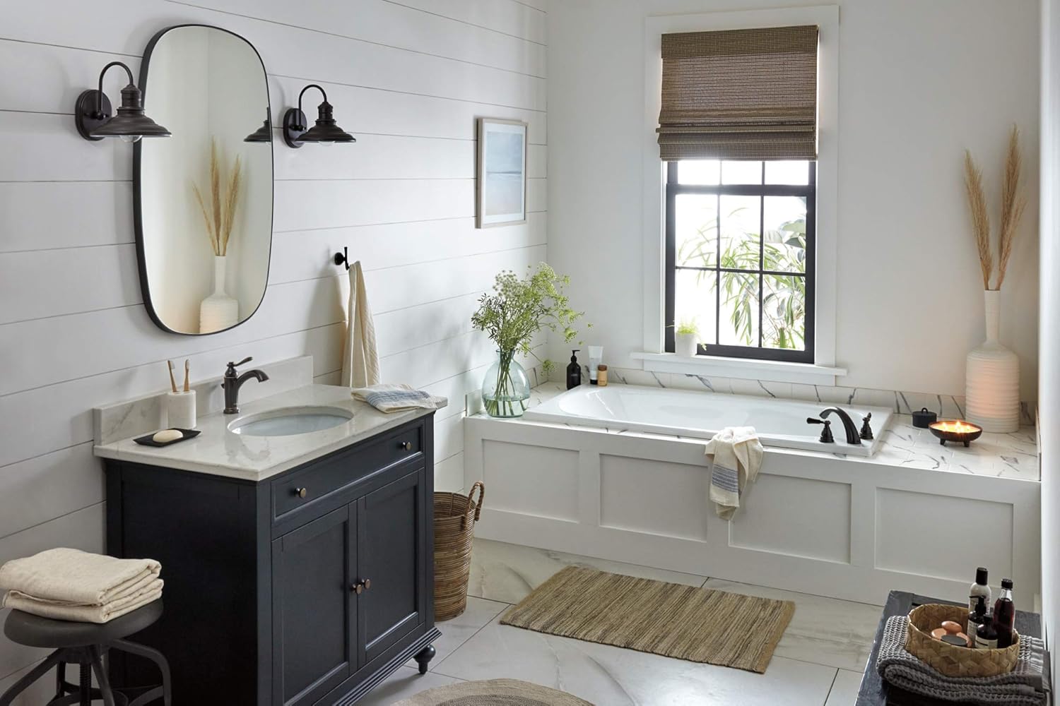 Peerless PTT4365-OB Elmhurst Trim kit Roman Tub, Oil Rubbed Bronze