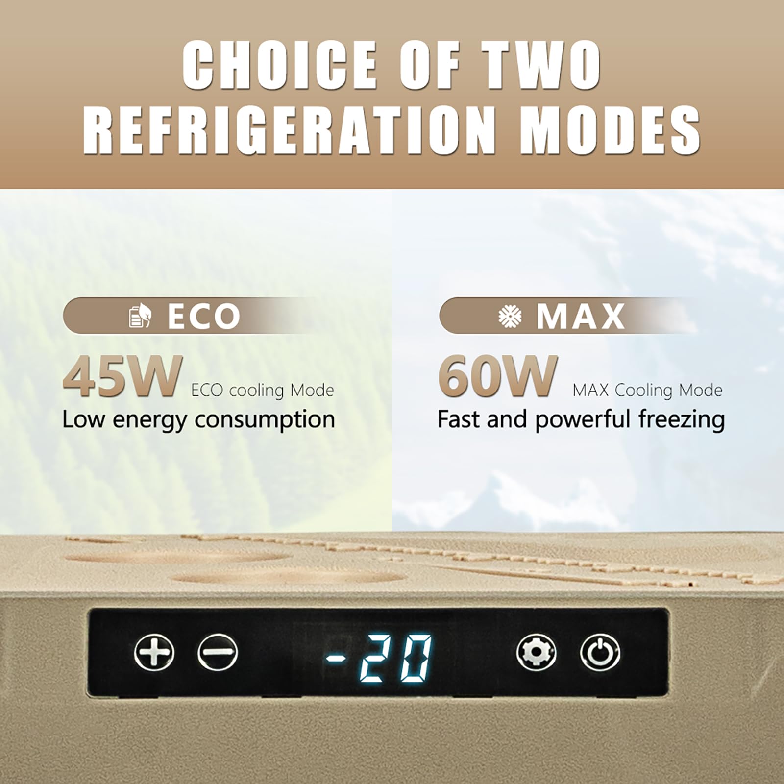 Alpicool GE30 Frigorifero Portatile 28L Elettrico 12V 24V DC/AC Congelatore per Auto Campeggio -20℃ a 20℃