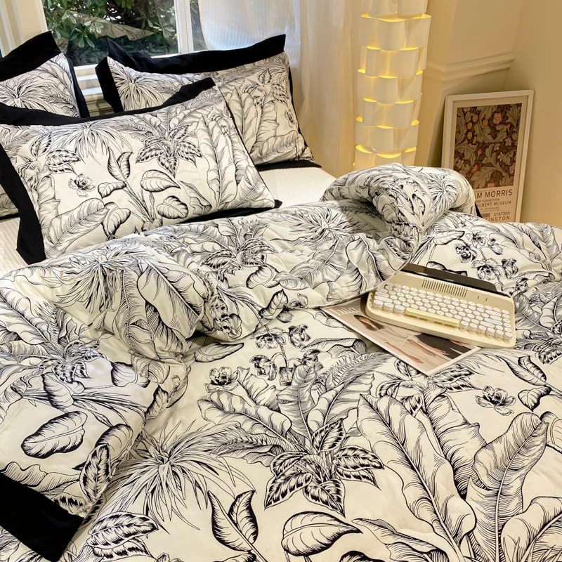 Odot Couette sans Housse 10.5 Tog (Fleur Noire 1,150x200cm)