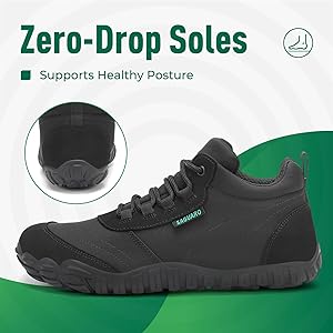 SAGUARO Scarpe Minimaliste Donna Barefoot Scarpe da Trail Running Antiscivolo Scarpette da Five Fingers Piedi Nudi St. Rosa 36 EU
