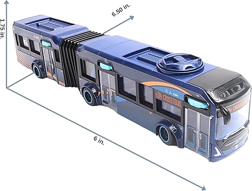 Miniatura 24 de Daron Autobús articulado MTA, multicolor, pequeño