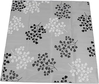 Non Slip High Chair Floor Mat Wipeable Water Proof Protector Pad Multifunction for Outdoor Picnic, Granular Latex Back Fabric, 51.2 X 51.2in