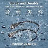 Vista 7 de ALITOVE Conectores Eléctricos Impermeables de 3 Pines Xconnect Pigtail 18AWG 6 pulgadas/15cm Cable de Extensión Compatible con ASIN B0923SDR5T