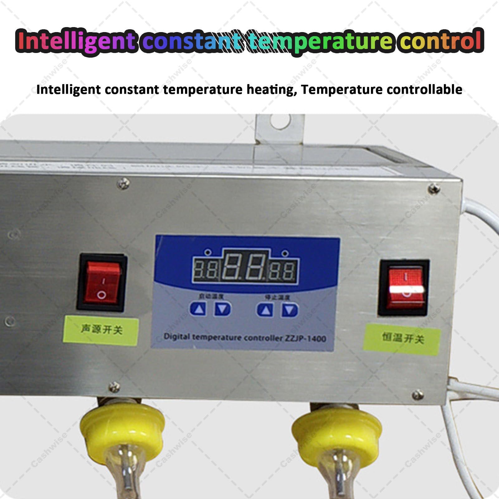 6 comederos de tetina totalmente automáticos, alimentador de leche y agua a temperatura constante, dispositivo de lactancia con simulación de sonido, para granjas y ranchos de lechones y corderos