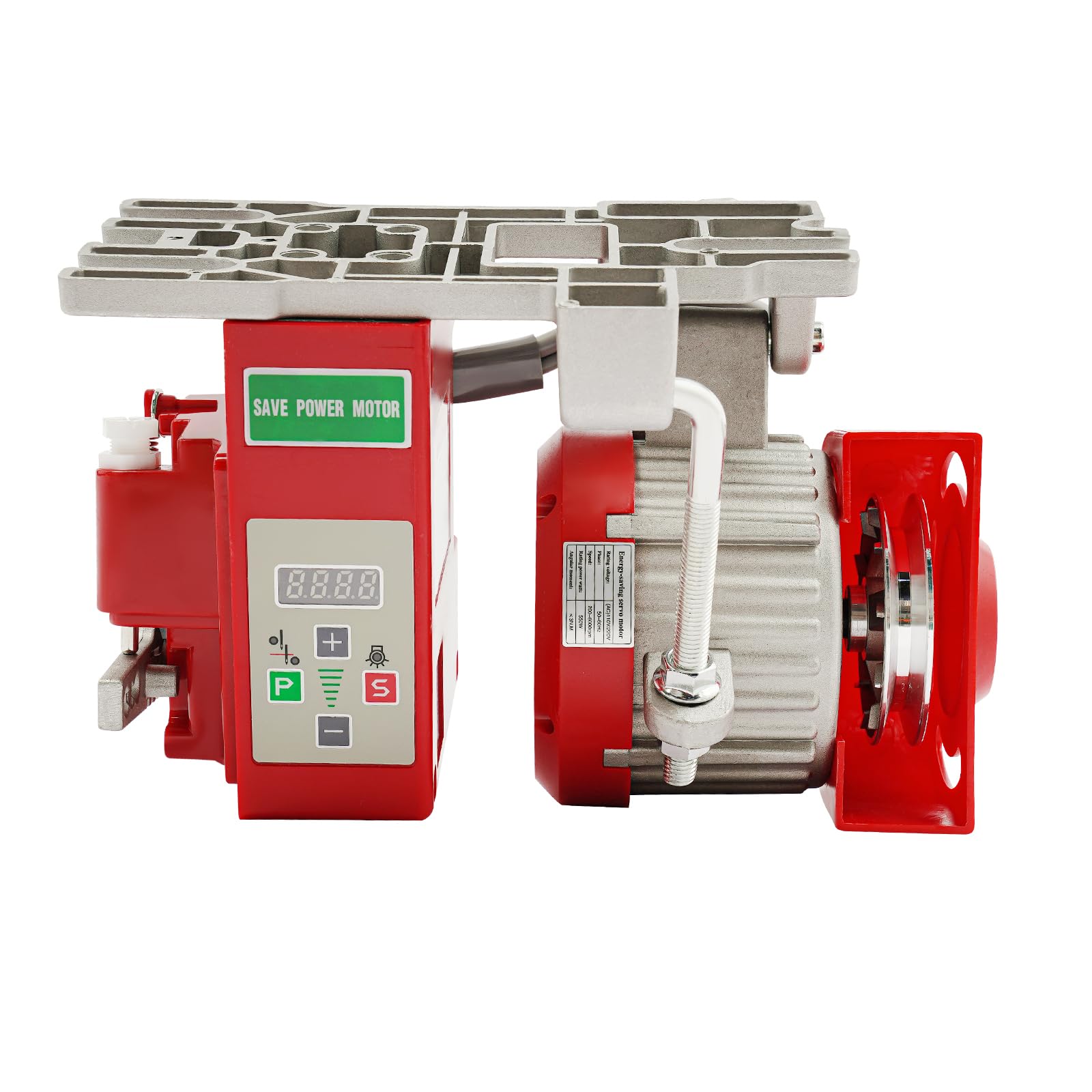 Motor de máquina de coser eléctrico, 550 W, motor de máquina de coser industrial con protección de seguridad, motor de repuesto para máquina de coser sin escobillas, 200-6000 rpm, para máquinas de
