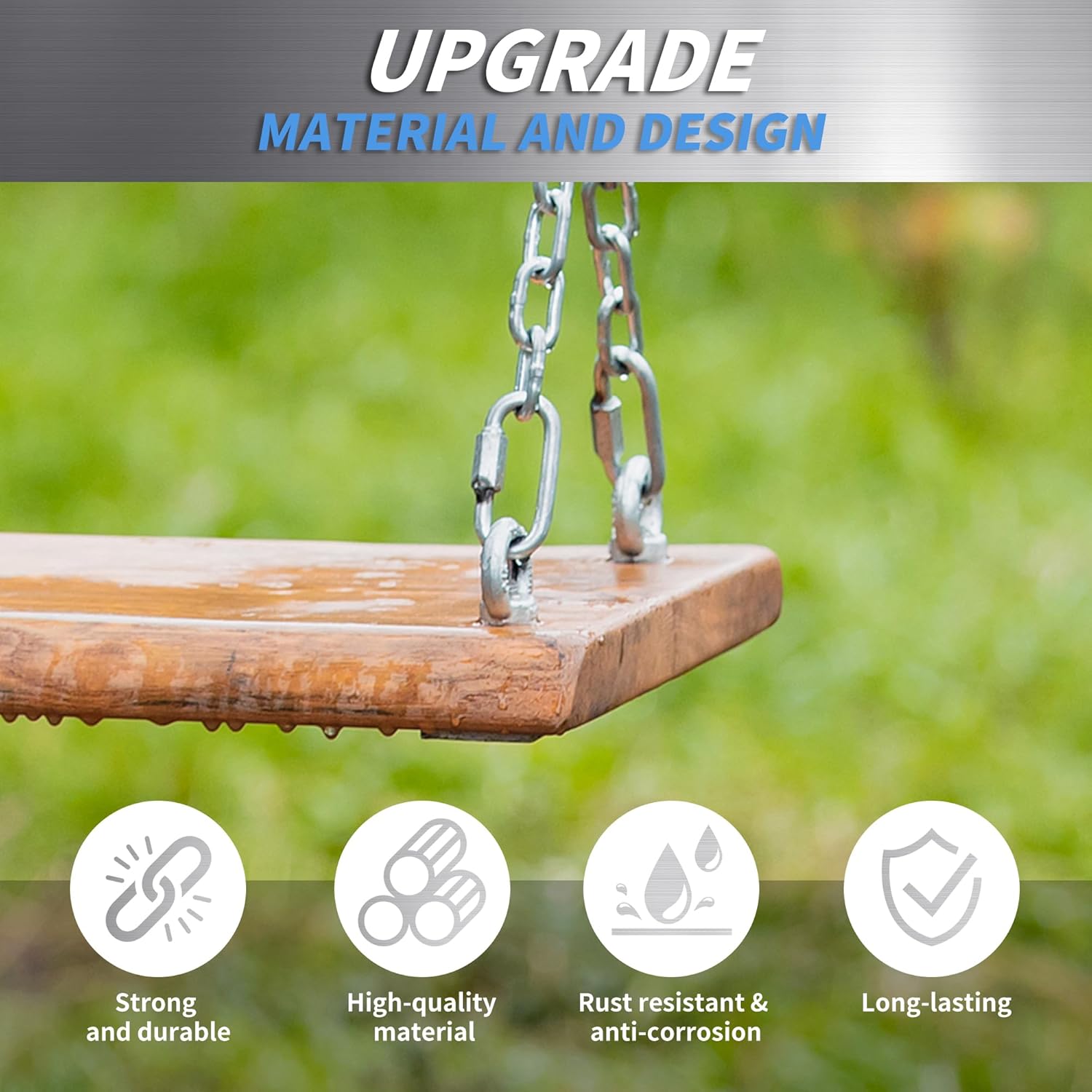 Stainless Steel Chain Quick Links- 5 Pack 5/16” Large Locking Carabiners Heavy Duty Chain Connector, 1535 Lbs Capacity - Image 4