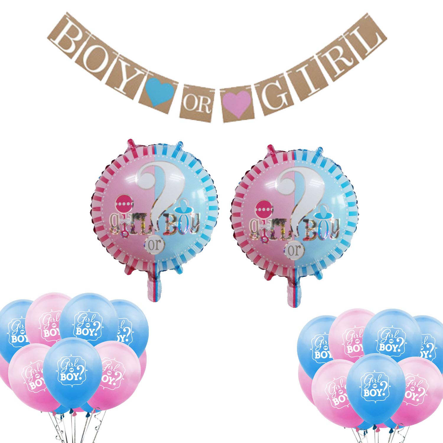 Ballon Révélateur De Genre Kit,Gender Reveal Party Supplies