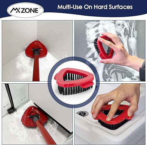 Miniatura 4 de Cepillo giratorio de repuesto para cabezal O Ceda RinseClean 2 tanques, cepillo limpiador de ducha, cepillo de limpieza de baño de cerdas duras,