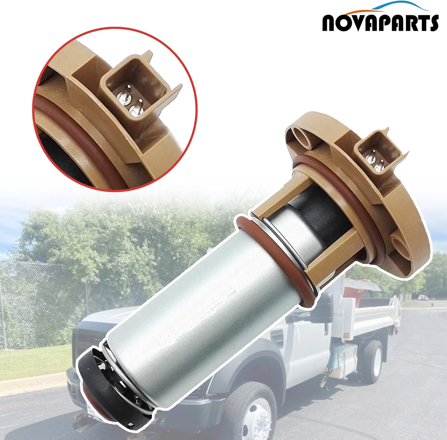 NOVAPARTS Electric Fuel Pump Assembly for 6.4L 2008 2009 2010 Ford F250 F350 F450 F550 Super Duty Powerstroke Diesel 8C3Z9G282A E2519