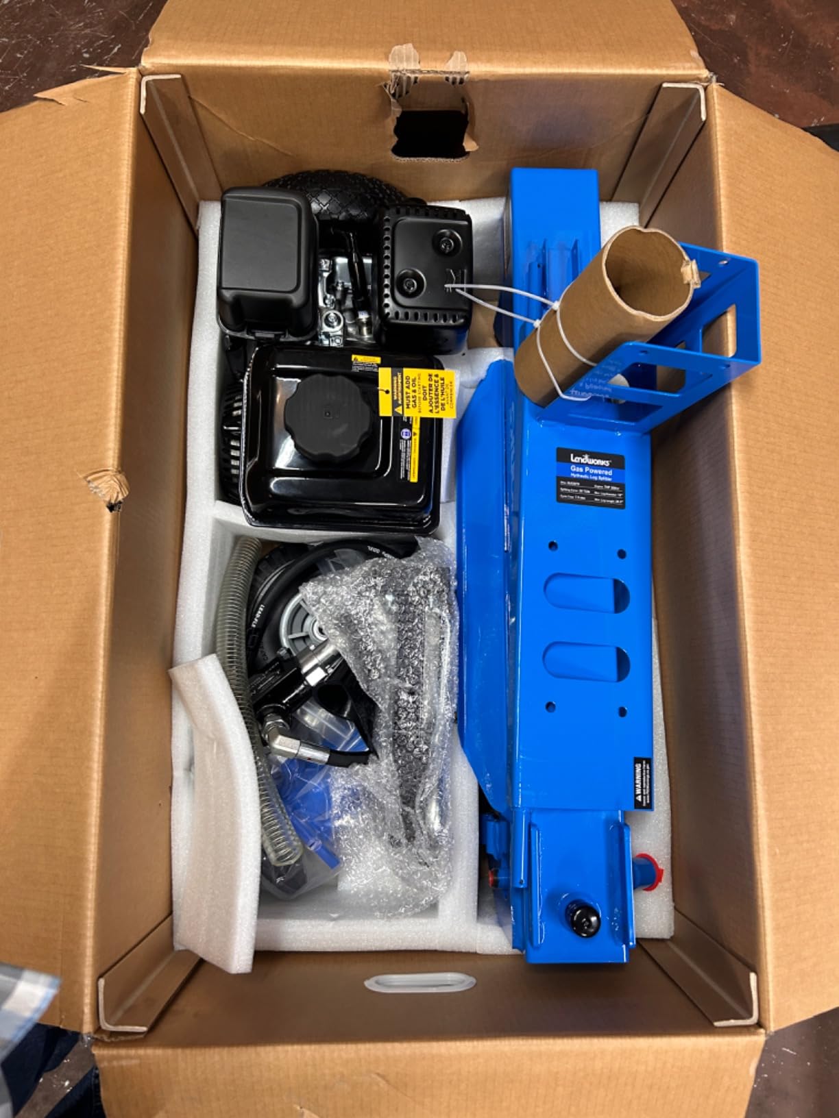 35/mo Finance Landworks Log Splitter Portable 20 Ton Rapid Auto