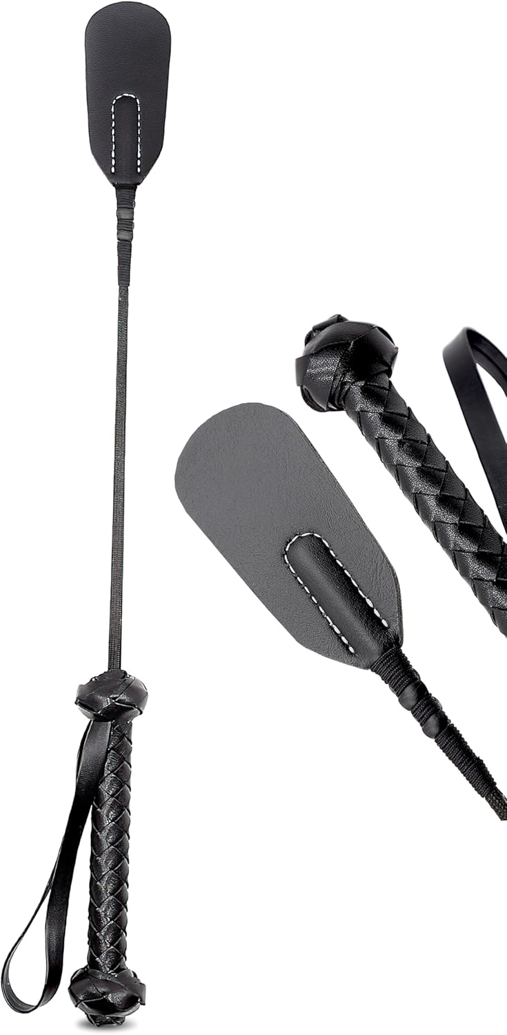 Amazon.com: MELLCARE Riding Crop with Loop for Play and Cosplay 18 ...
