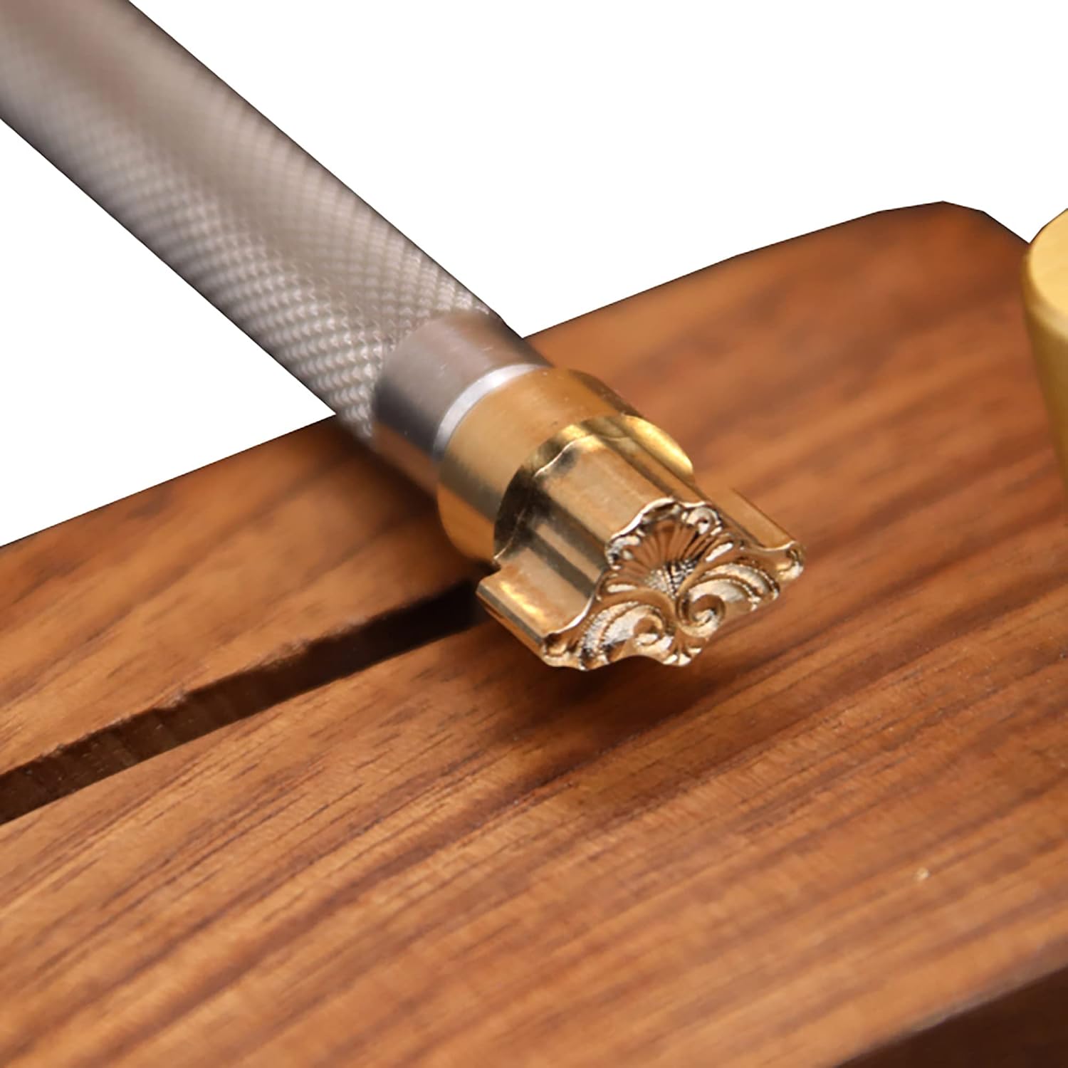 RUIQIN Leather Stamps, Traditional Pattern Leather Stamping Tools, Professional Leather Carving Tools, Leather Crafting Tools for Leather Working and Leathercraft (KCBP-9)