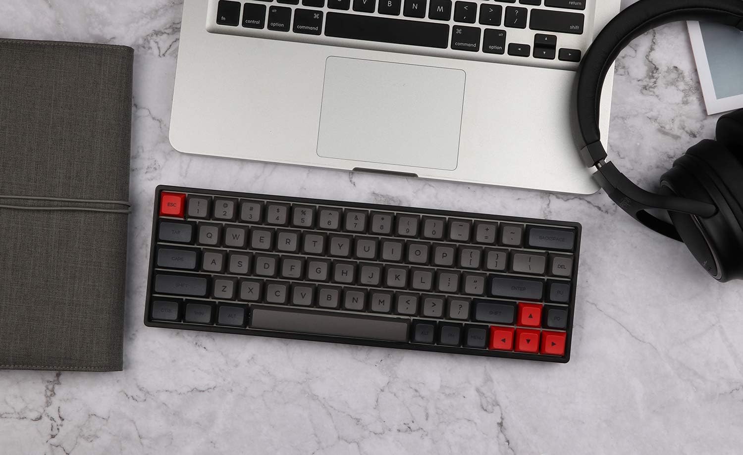 Exclusive Discount 50% Price EPOMAKER GK68XS 68 Keys Hot-swap RGB Bluetooth5.1 Wireless/Wired Mechanical Keyboard with Split Spacebar Module, 1900mAh Battery, Dye-subbed PBT GSA Keycaps (Gateron Black Switch, Grey Black)