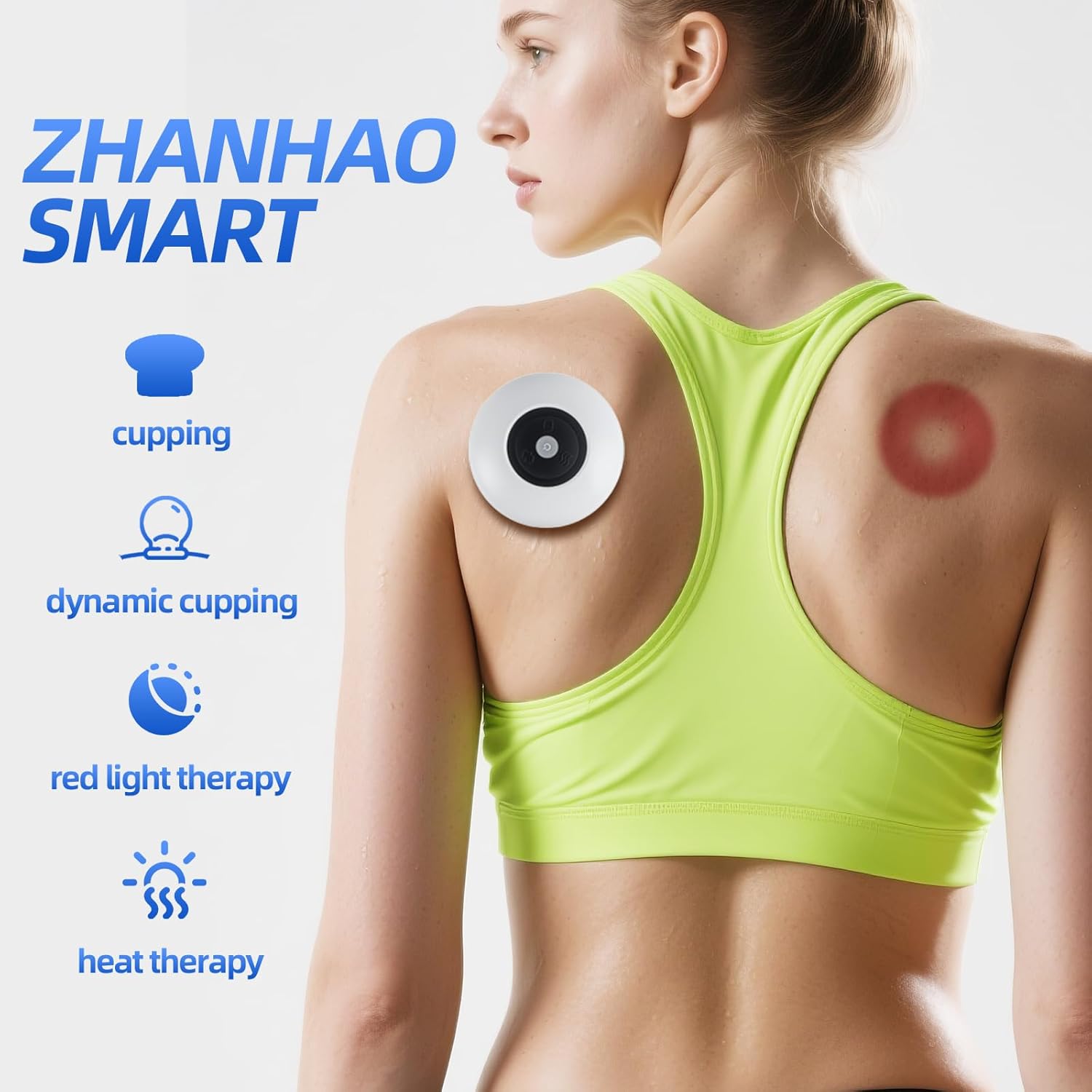 ZhanHao Smart Cupping Therapy Massager, Electric Cupping Massage Tool, Relieves Neck Shoulder Back Aches Muscle Soreness, Improves Blood Circulation,Gifts for Father's Day - Image 2