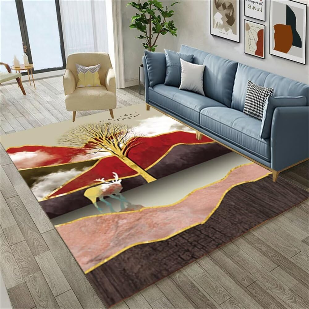 Tapis salon decoration chambre ado fille style oriental classique 80x160